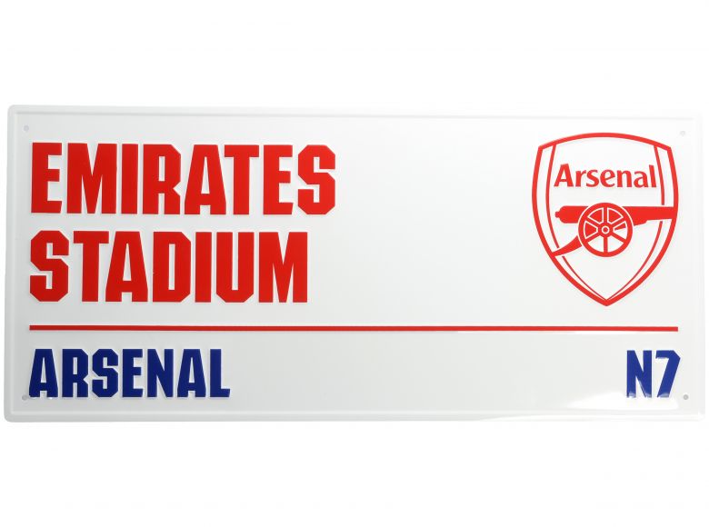 Arsenal Light Metal Street Sign N7