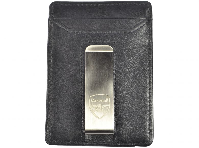 Arsenal Leather Money Clip Wallet