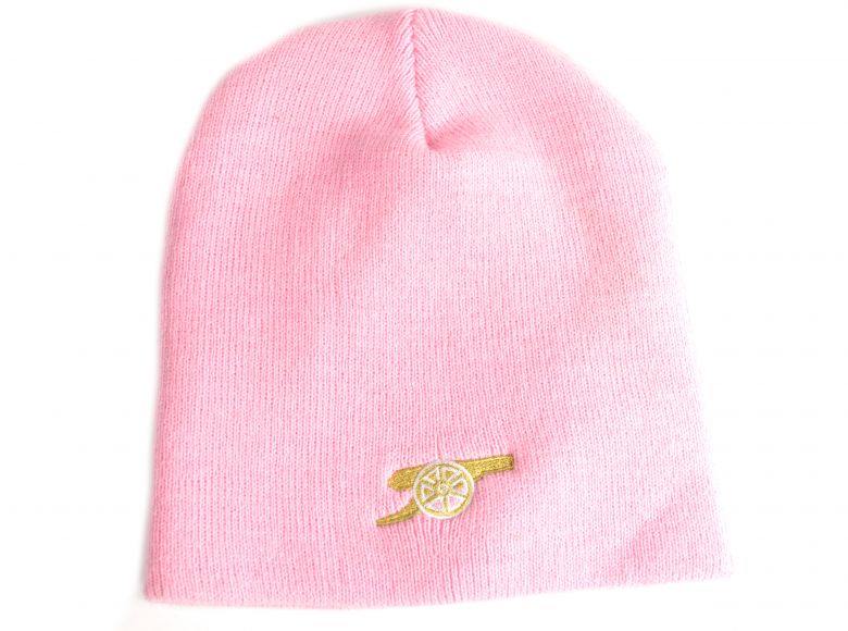 Arsenal Beanie Cannon Infants Pink 36cm