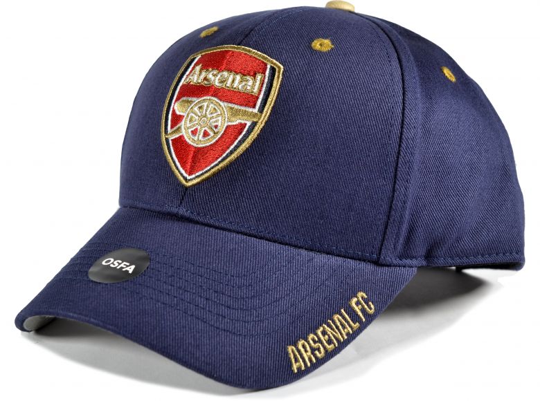 Arsenal Wordmark Crest Light Navy Baseball Cap