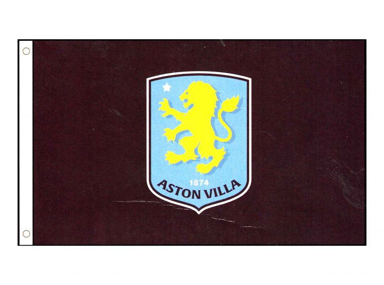 Aston Villa Core Crest Flag 5 x 3