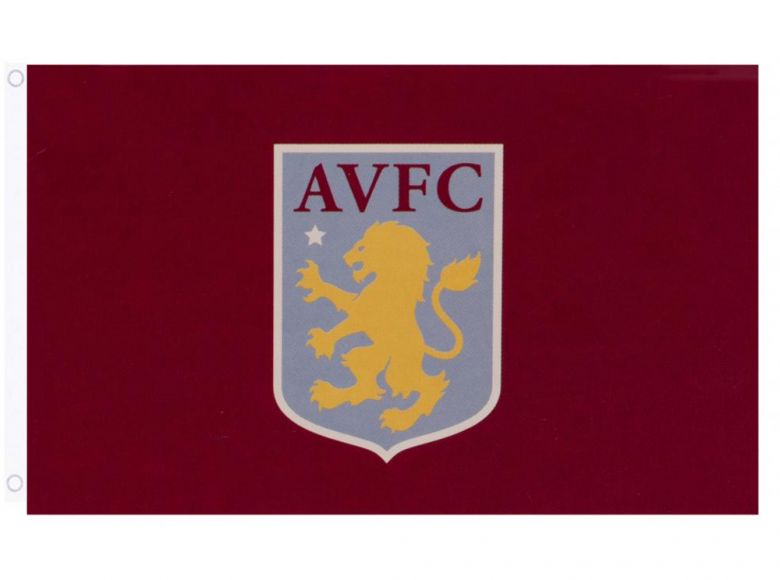 Aston Villa Core Crest Flag 5 x 3