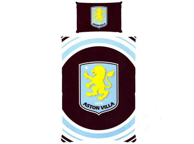 Aston Villa FC Pulse Single Reversible Duvet