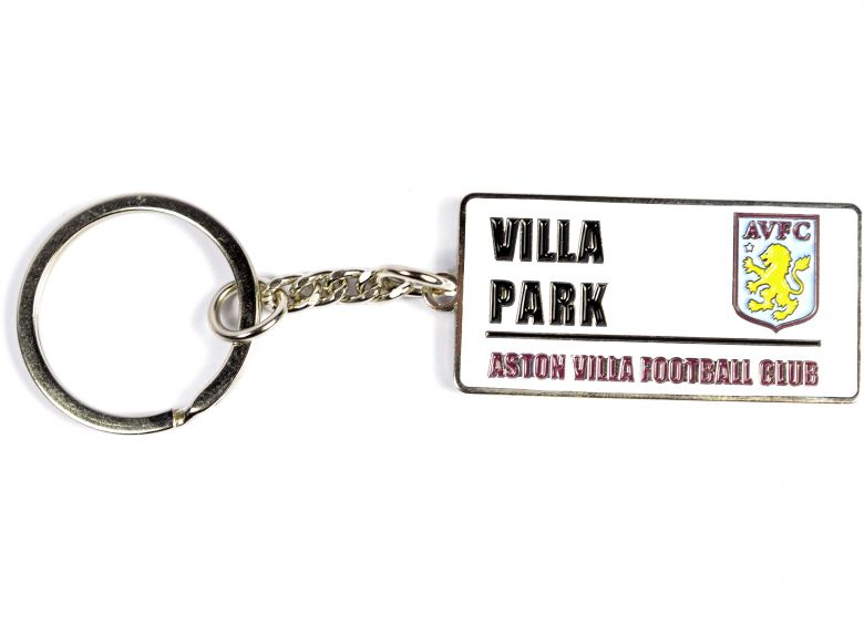Aston Villa Street Sign Keyring