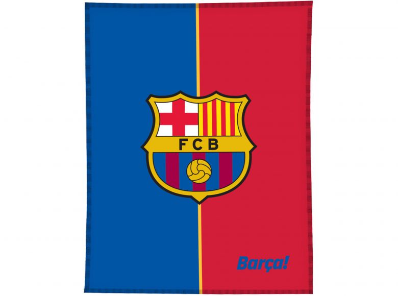 FC Barcelona Coral Fleece Blanket