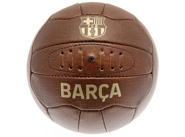 Barcelona Retro Faux Leather Ball Size 5