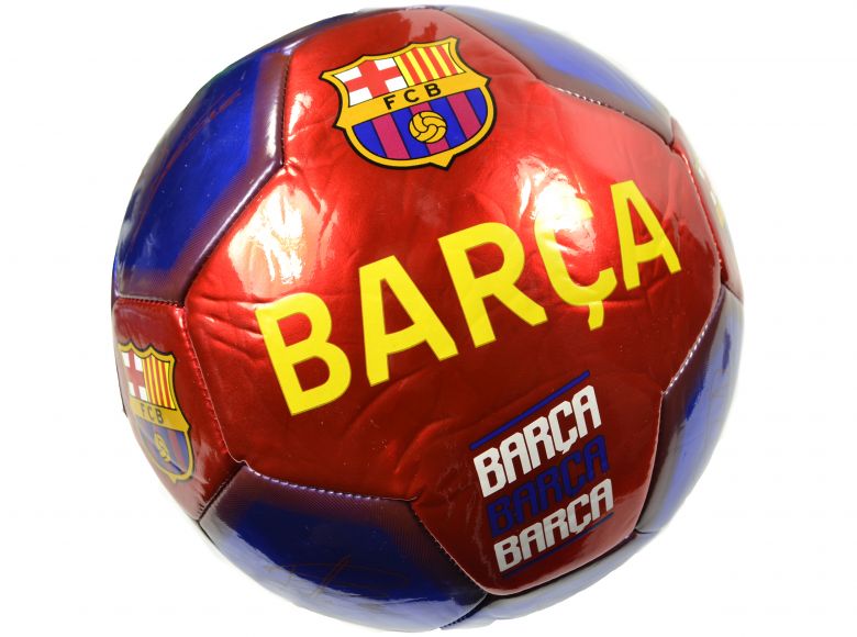 Barca Barca Barca Signature Crest Ball Maroon Navy Blue Size 5