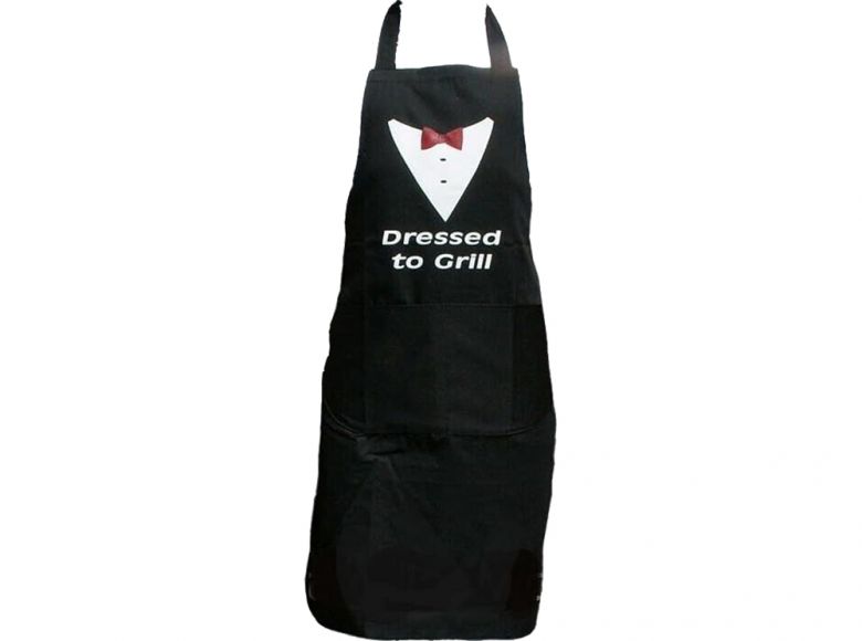 Dressed To Grill BBQ Apron Black