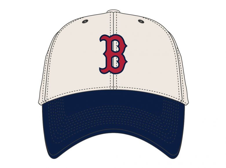 47 Brand MLB Boston Red Sox Two Tone MVP Cap Natural