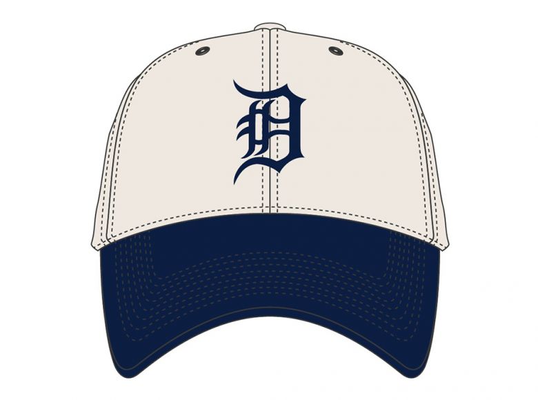 47 Brand MLB Detroit Tigers Two Tone MVP Cap Natural