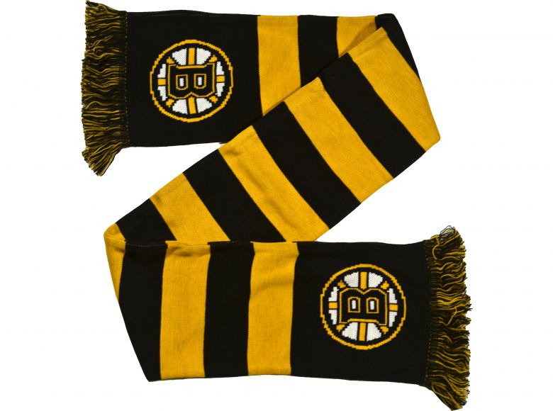 Boston Bruins NHL Bar Scarf Black Yellow