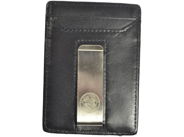 Celtic Leather Money Clip Wallet