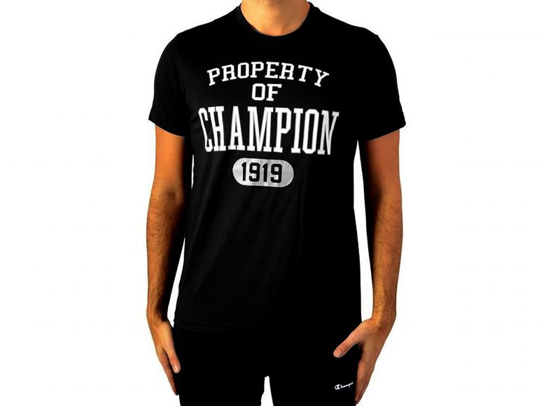 Champion Property Of champion Tshirt Black