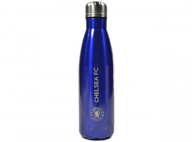 Chelsea Six Hour Hot Cold Bottle Metallic Blue 500ml