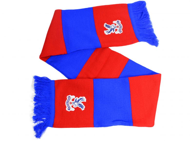 Crystal Palace Bar Scarf Blue Red