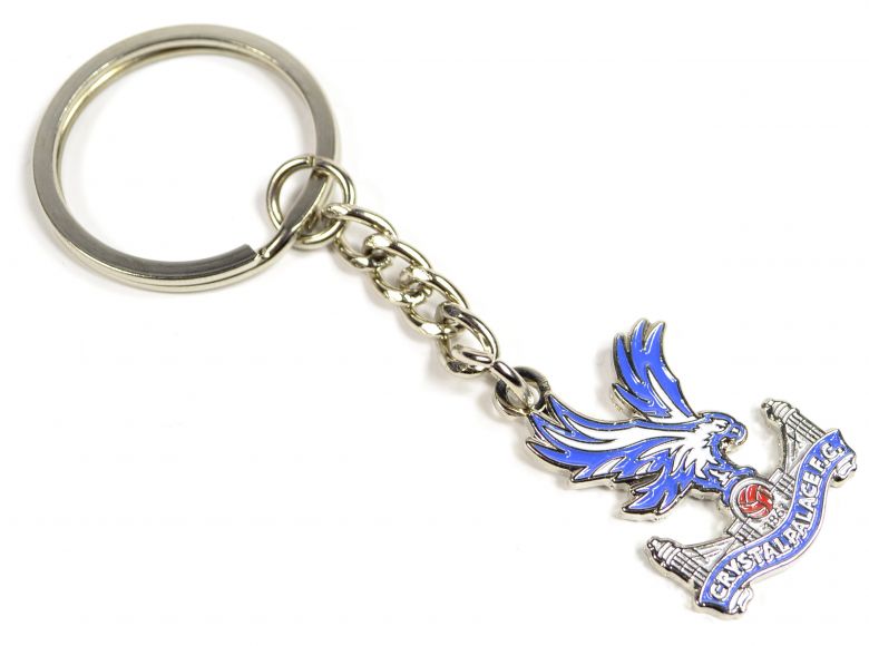 Crystal Palace Crest White Inlay Keyring