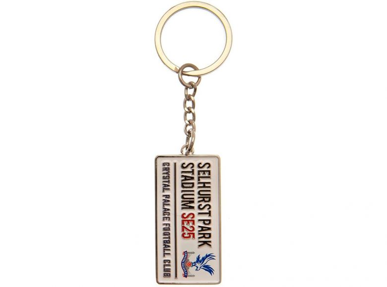 Crystal Palace Enamel Street Sign Keyring