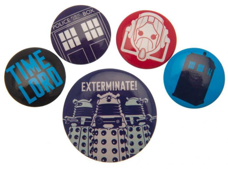 Doctor Who Exterminate Badge Pack