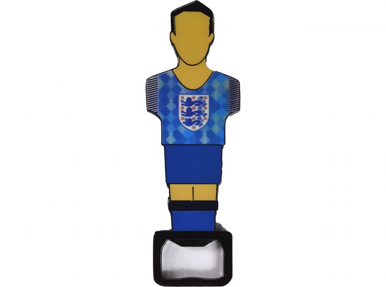 England FA 1990 Kit Foosball Bottle Opener Magnet