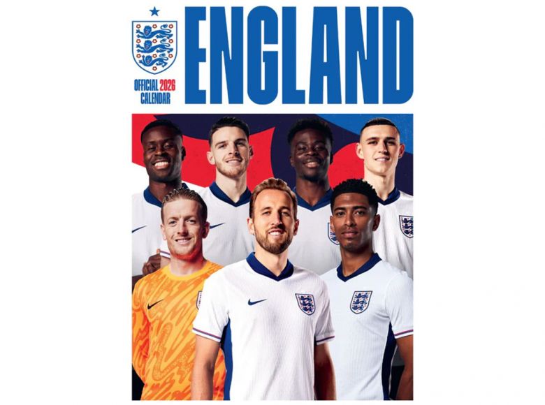 England FA 2026 A3 Wall Calendar