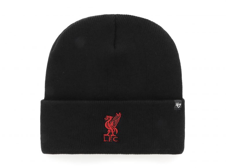 Liverpool 47 Brand Haymaker Cuff Beanie Black Red