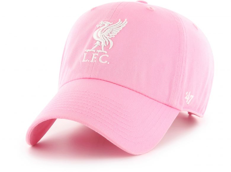 Liverpool 47 Brand Clean Up Relaxed Fit Cap Light Liverbird Rose White