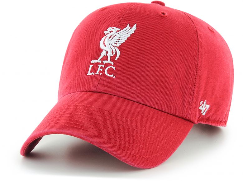 Liverpool 47 Brand Clean Up Relaxed Fit Cap Arched Red