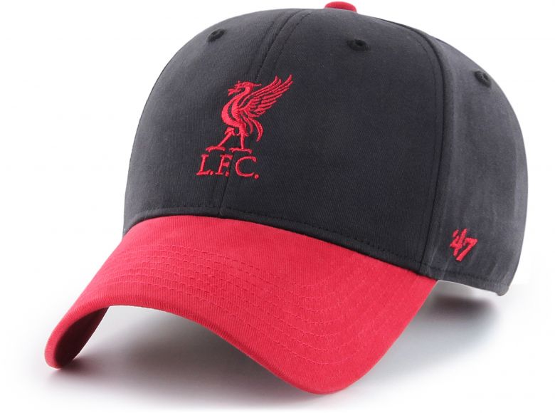Liverpool 47 Brand MVP Kids Baseball Cap Black Red