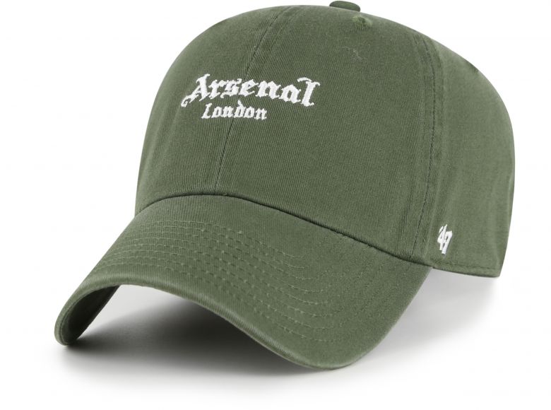 Arsenal 47 Clean Up Gothic Script Green Cap