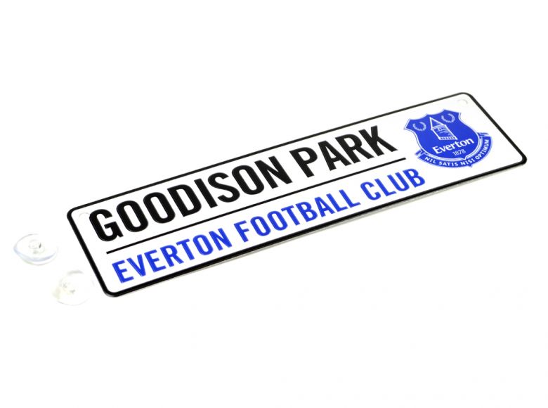 Everton 3D Embossed Metal Street Window Sign