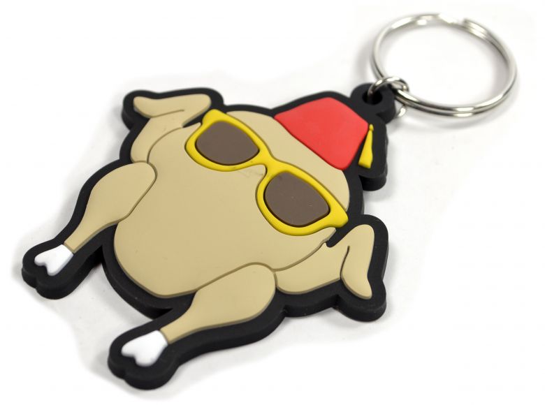 Friends Cool Turkey Rubber Keyring