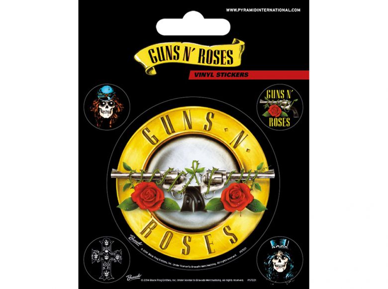 Guns N Roses Bullet Logo Vinyl Stickers