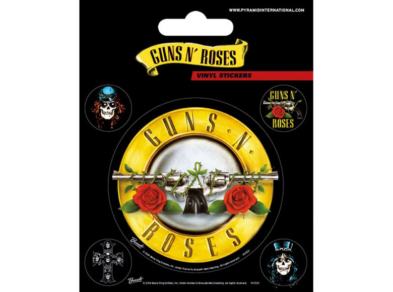 Guns N Roses Bullet Logo Vinyl Stickers