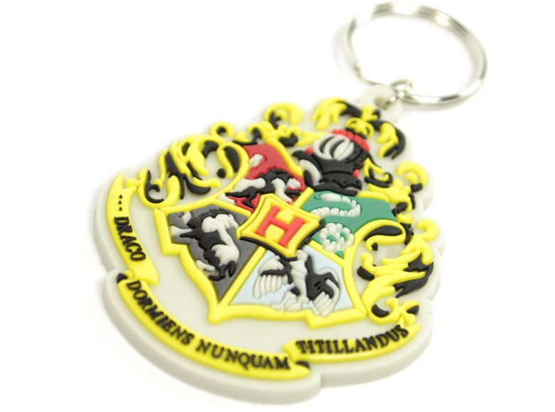 Harry Potter Hogwarts Crest Rubber Keyring