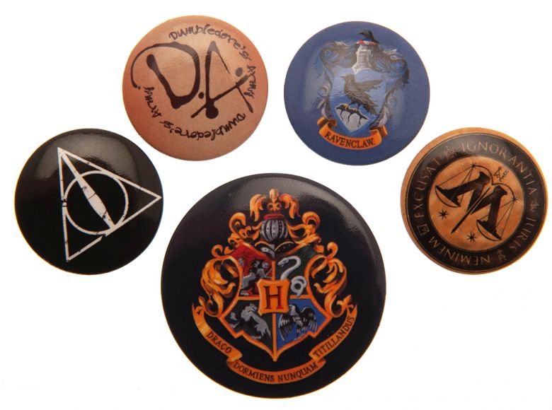 Harry Potter Hogwarts Badge Pack