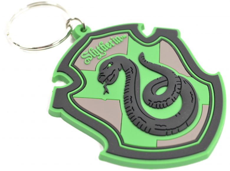 Harry Potter Slytherin Crest Rubber Keyring