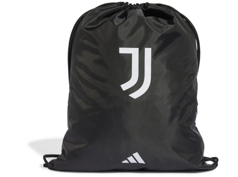 Juventus Adidas Draw String Gym Bag Black White Camo