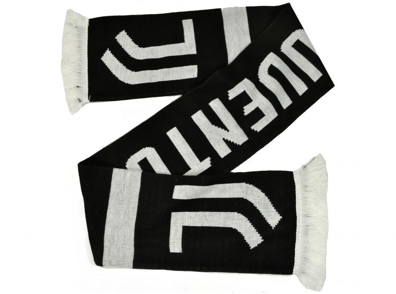 Juventus Home Scarf Black White