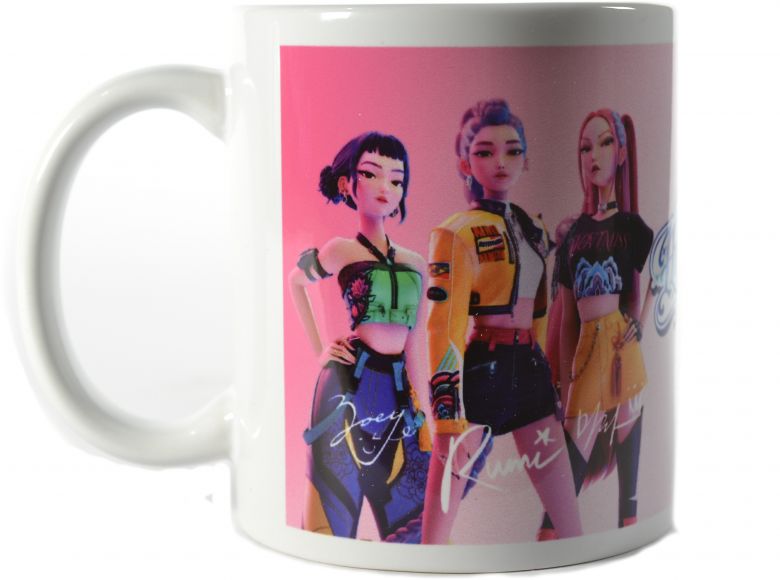 K Pop Demon Hunters Huntrix White Pod Mug