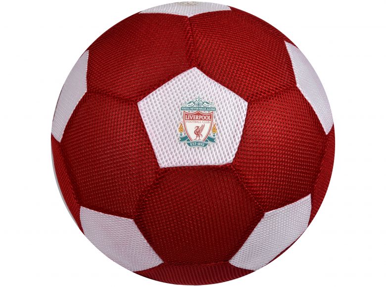 Liverpool 14 Inch Mesh Play Ball Red White