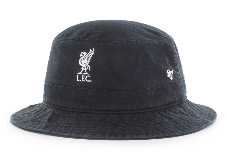 Liverpool 47 Brand Bucket Hat Black White