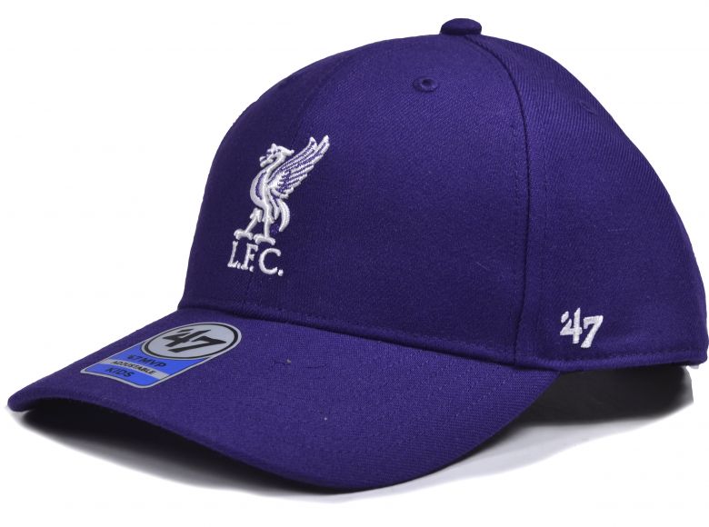 Liverpool 47 Brand MVP Kids Baseball Cap Purple Snapback