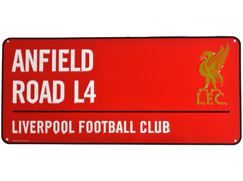 Liverpool Colour Metal Street Sign