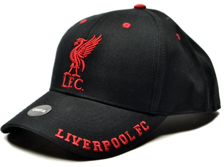 Liverpool Baseball Cap Mass Frost Black Red Snapback