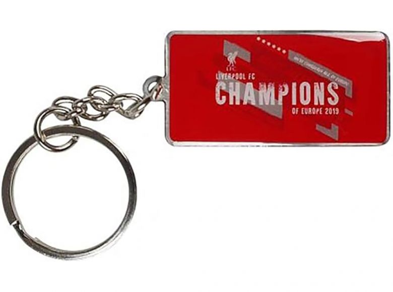 Liverpool FC Champions League Winners 2018 to 19 Keyring