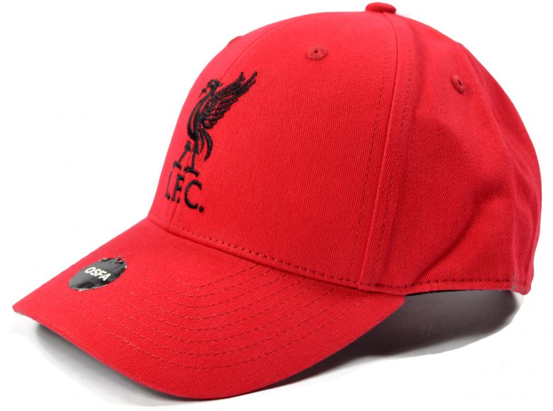 Liverpool Liverbird Strapback Baseball Cap Red Black
