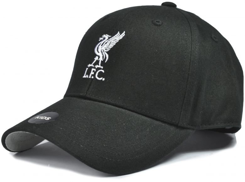Liverpool Mass Cap Kids MVP Baseball Cap Black White