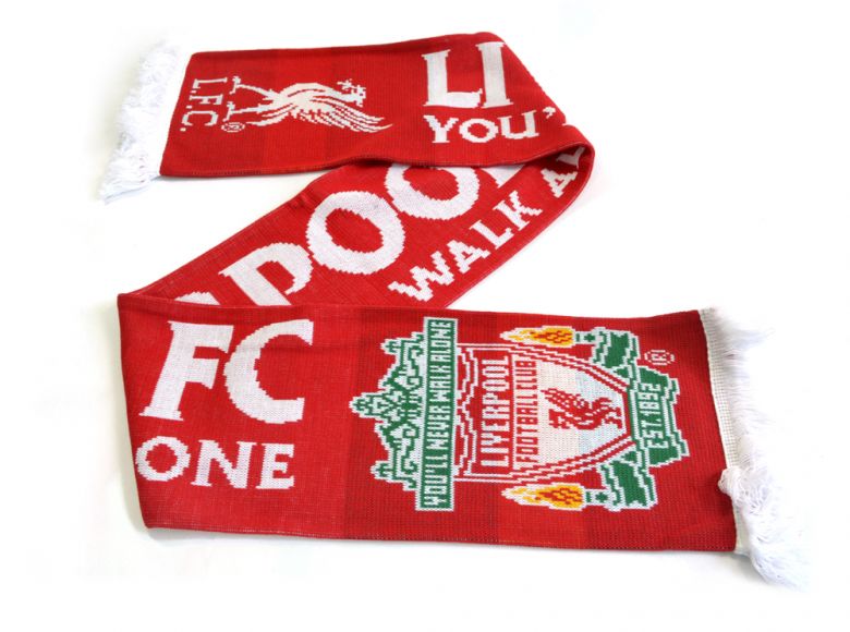 Liverpool Gold Standard 2018 Jacquard Knit Scarf