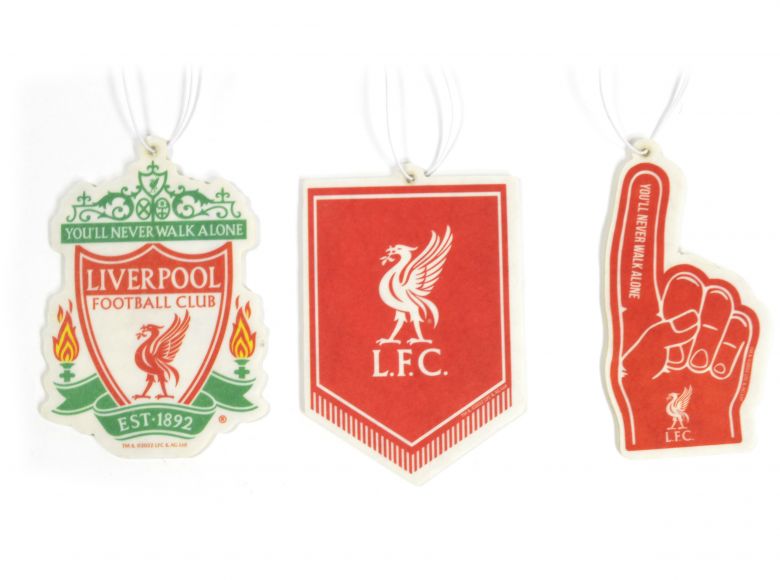 Liverpool Three Pack Car Air Freshener No 2