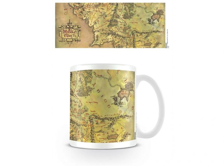 Lord of the Rings Middle Earth Map 11oz Boxed Mug